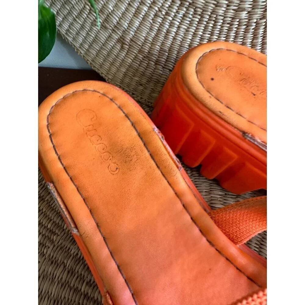 Women’s size 8 orange sandals